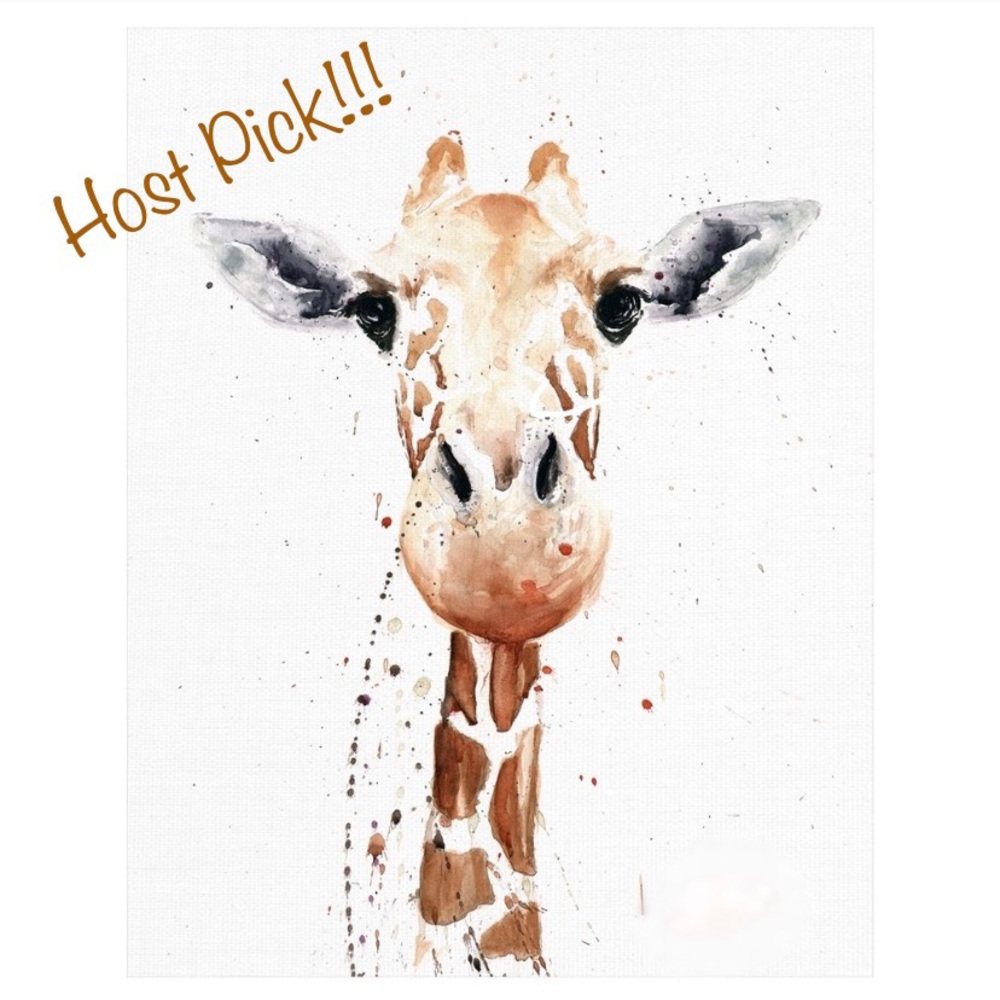 🥳 Host Pick 🥳 NWT Cute giraffe painting